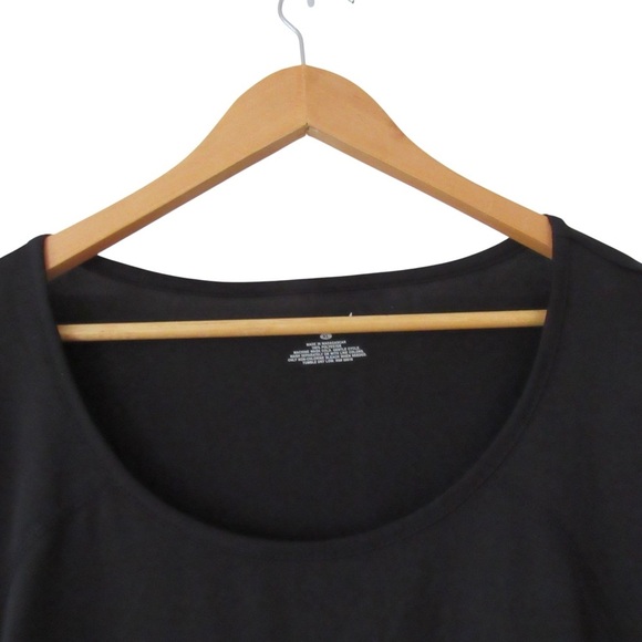 Exertek Black Short Sleeve Tee Top XL Moisture Wicking Quick Dry Athletic - Picture 3 of 9